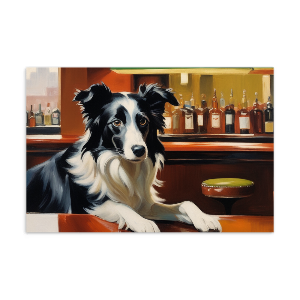 PugMug Custom Border Collie Postcard