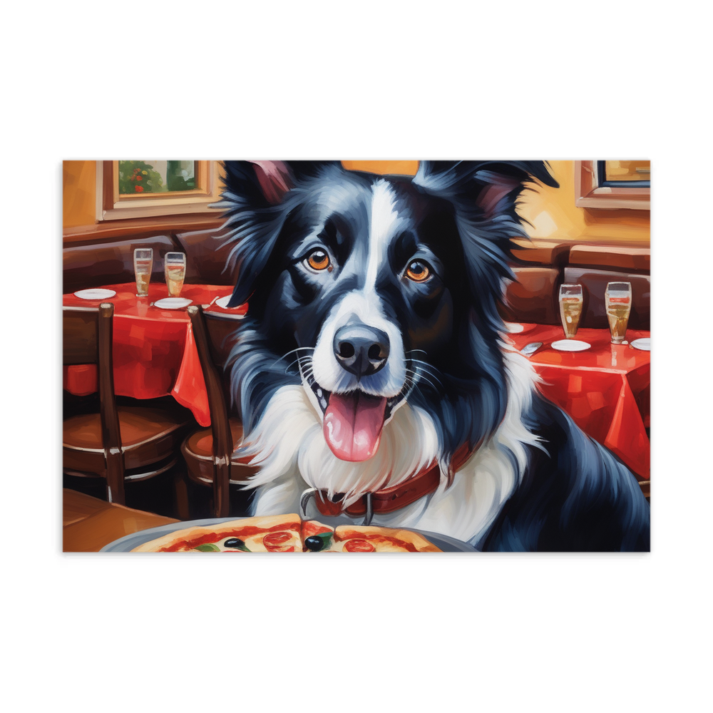 PugMug Custom Border Collie Postcard