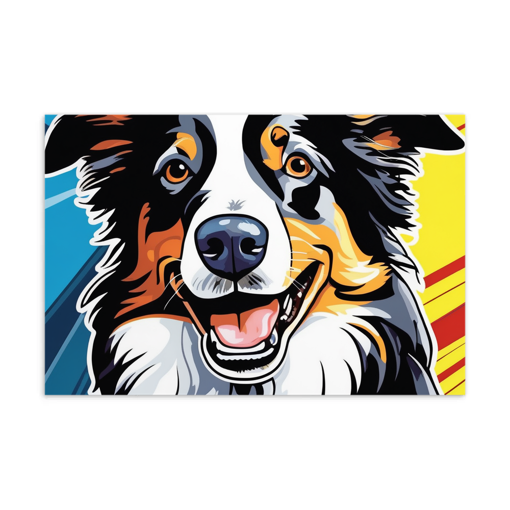 PugMug Custom Border Collie Postcard