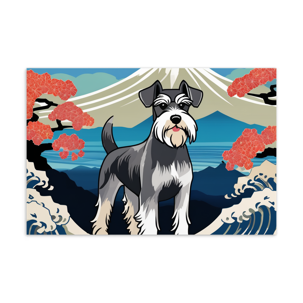 PugMug Custom Miniature Schnauzer Postcard