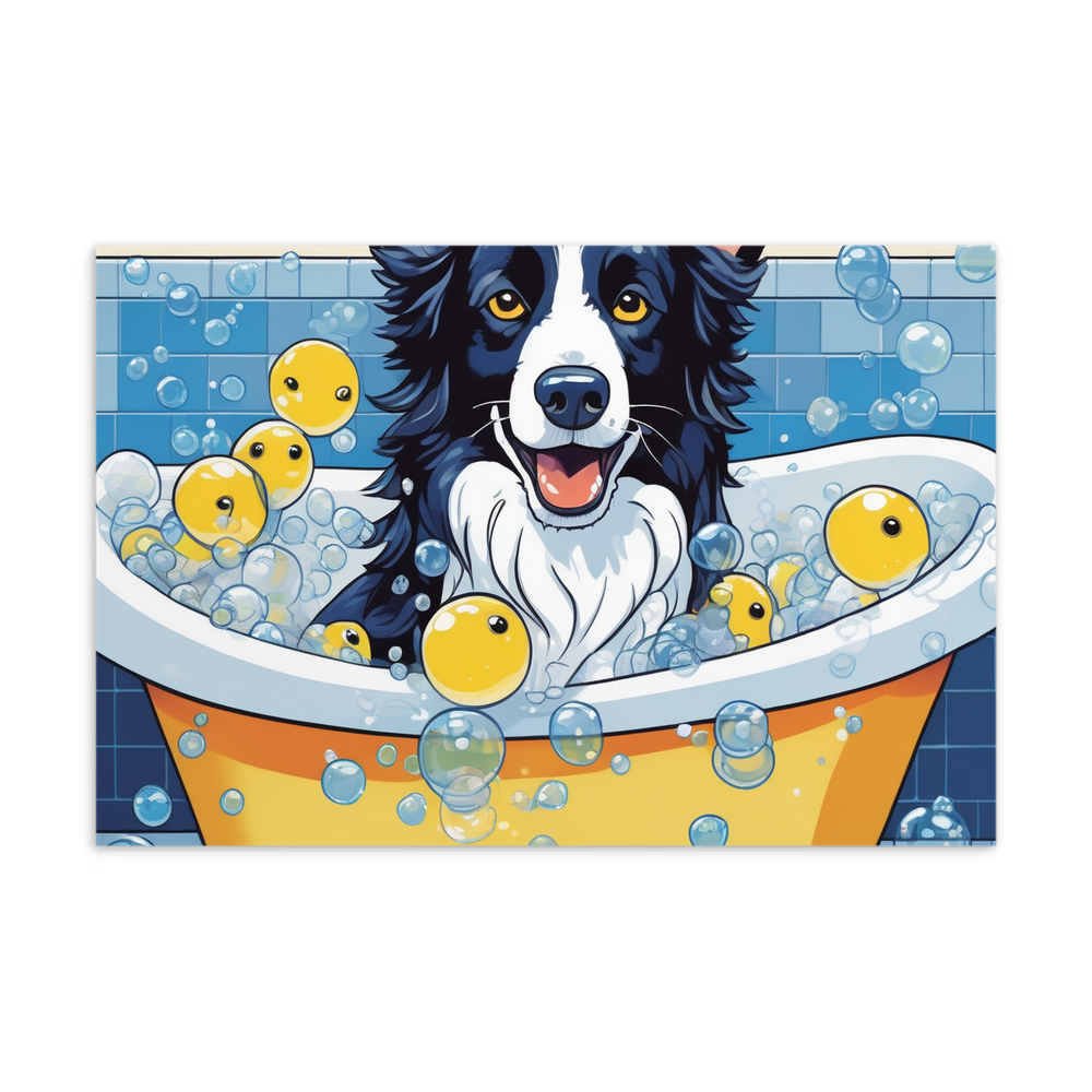 PugMug Custom Border Collie Postcard
