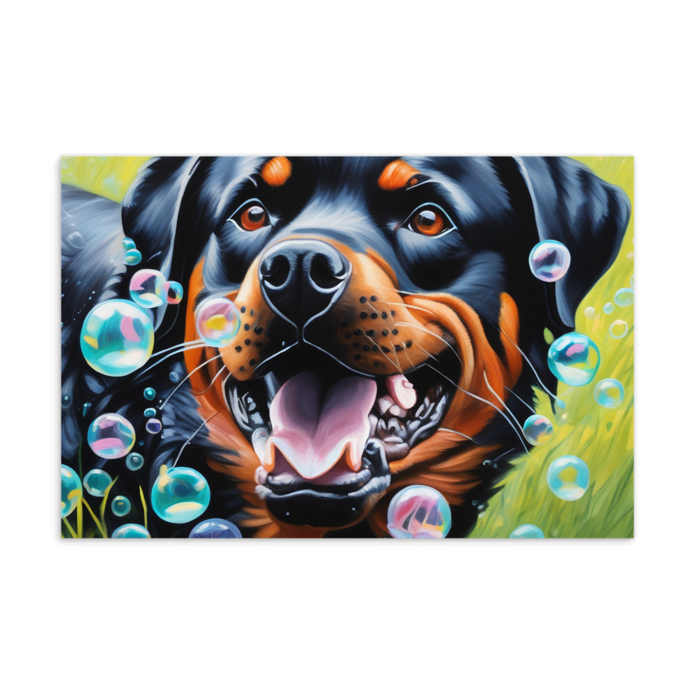 PugMug Custom Rottweiler Postcard