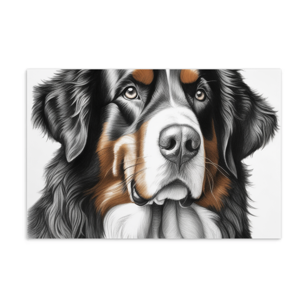 PugMug Custom Bernese Mountain Dog Postcard