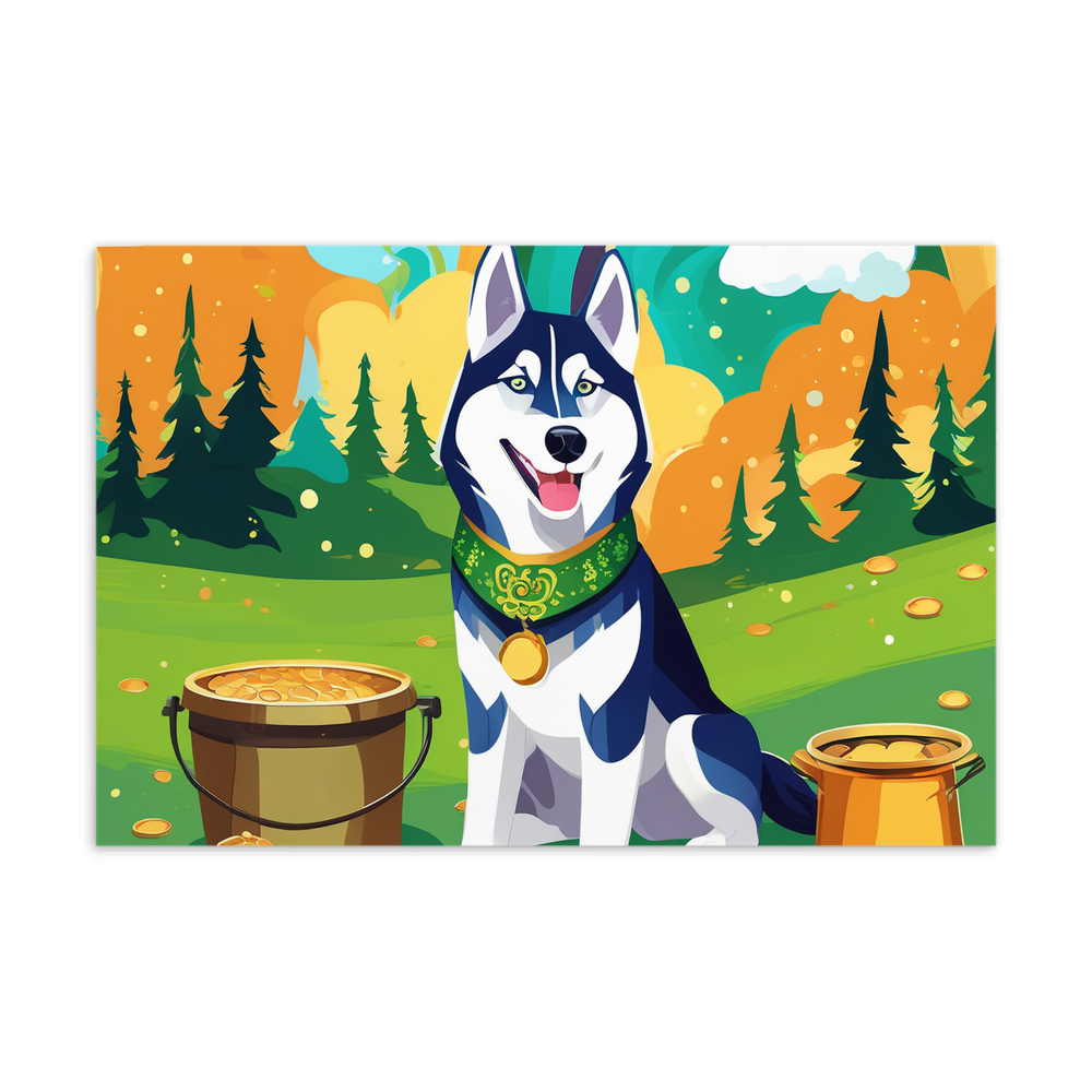 PugMug Custom Siberian Husky Postcard