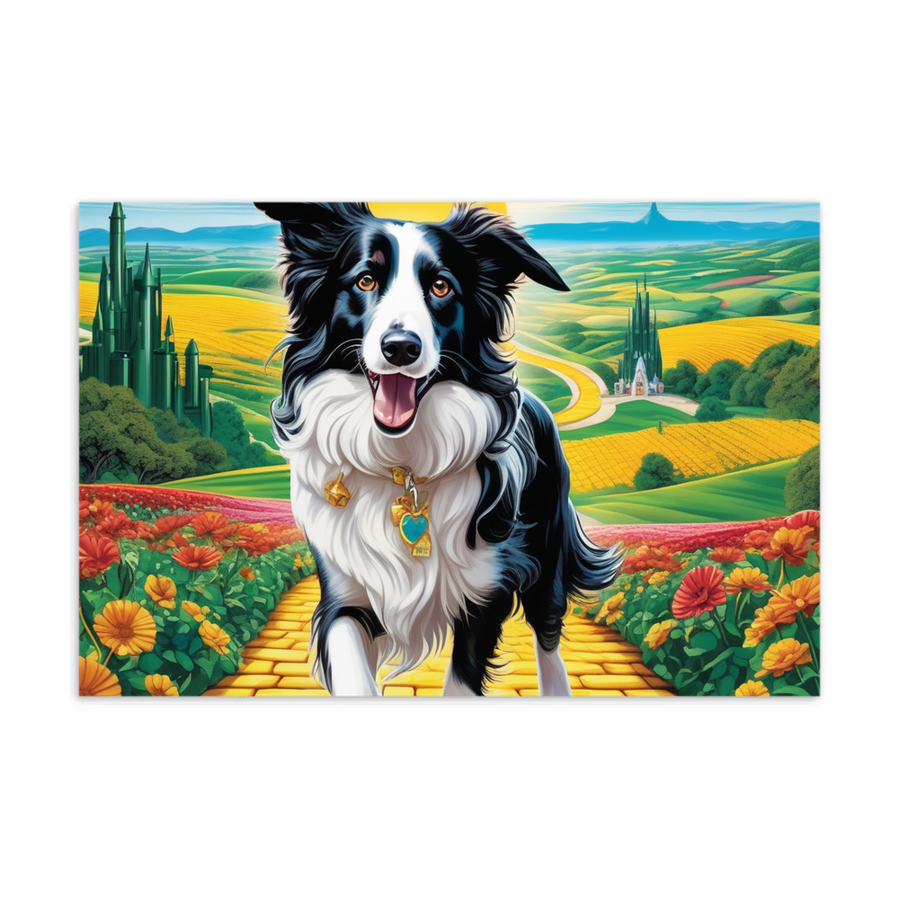 PugMug Custom Border Collie Postcard