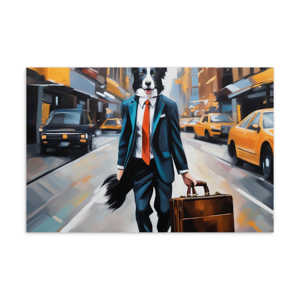 PugMug Custom Border Collie Postcard