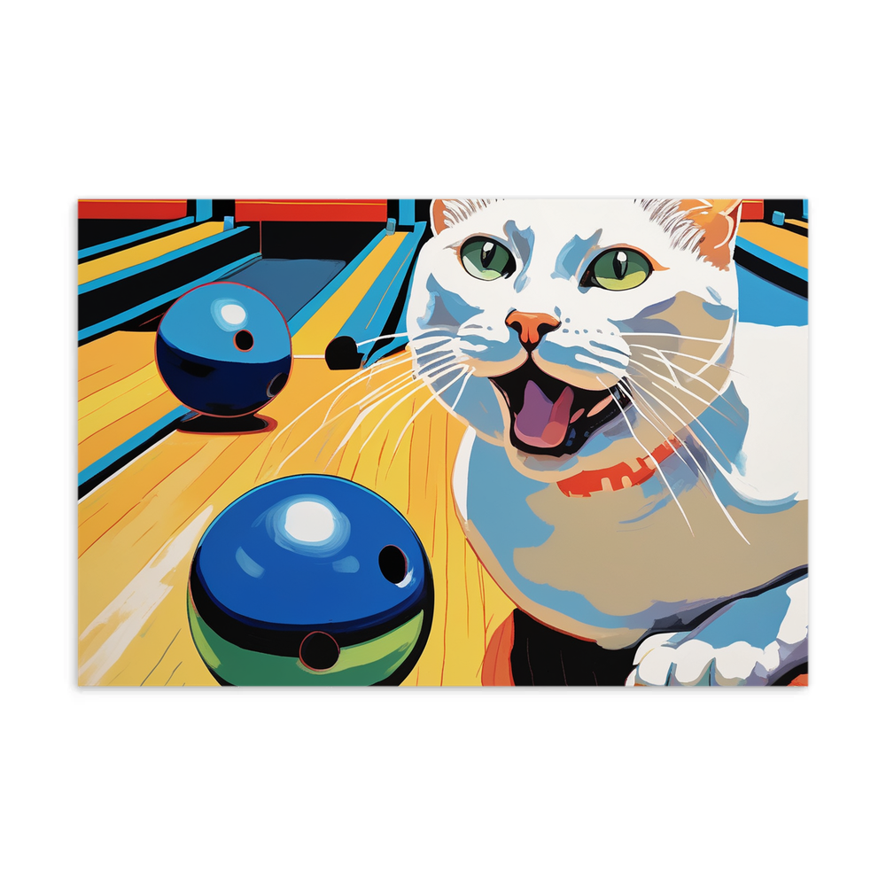 PugMug Custom White Companion Cat Postcard