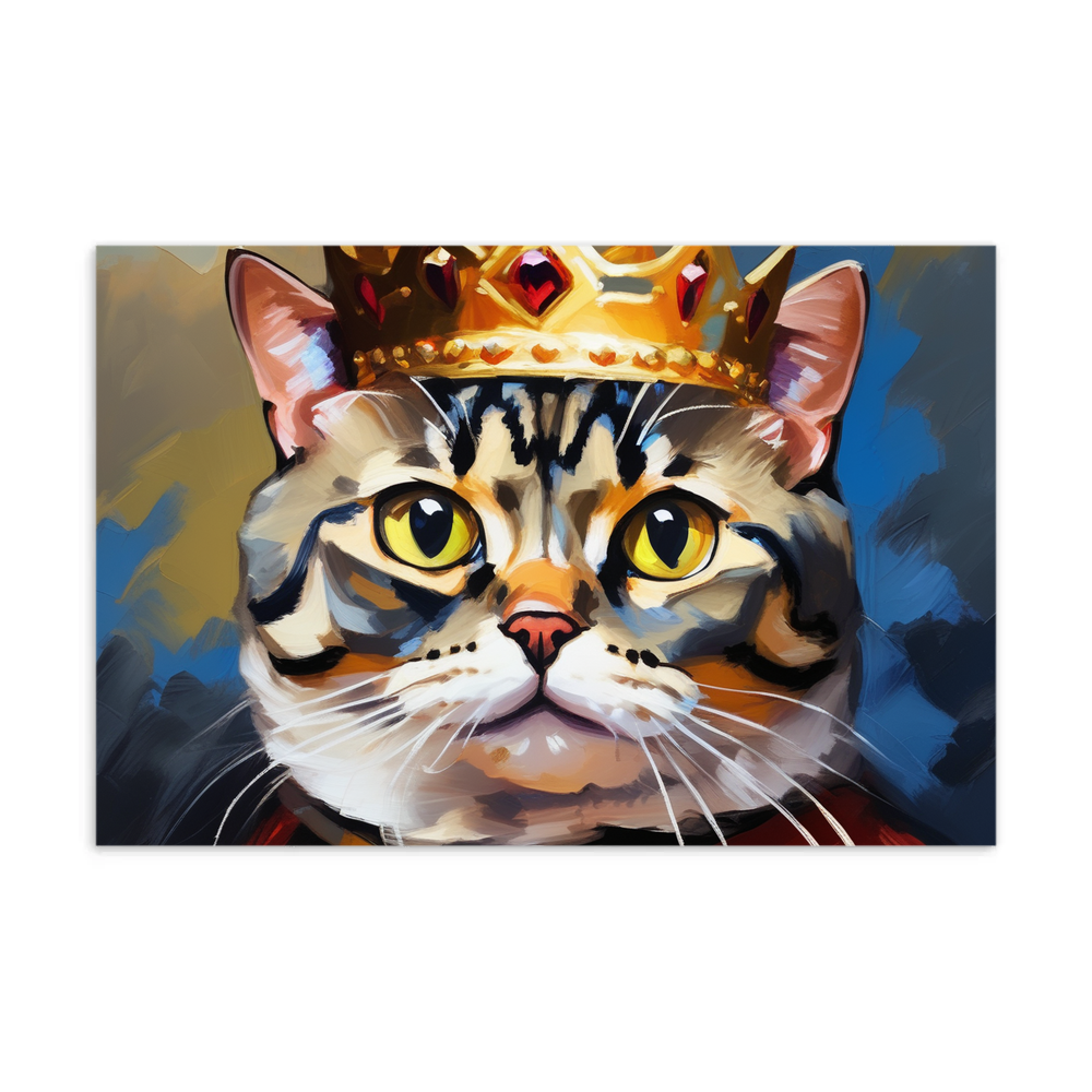 PugMug Custom Tabby Scottish Fold Cat Postcard