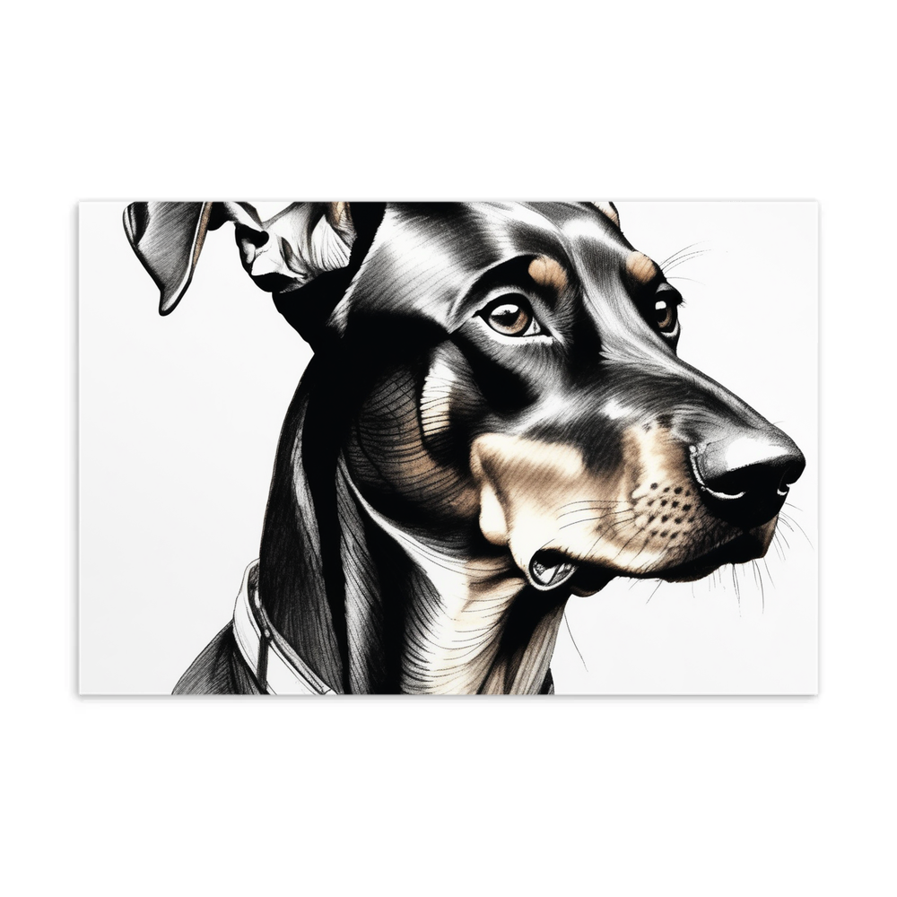 PugMug Custom Doberman Pinscher Postcard