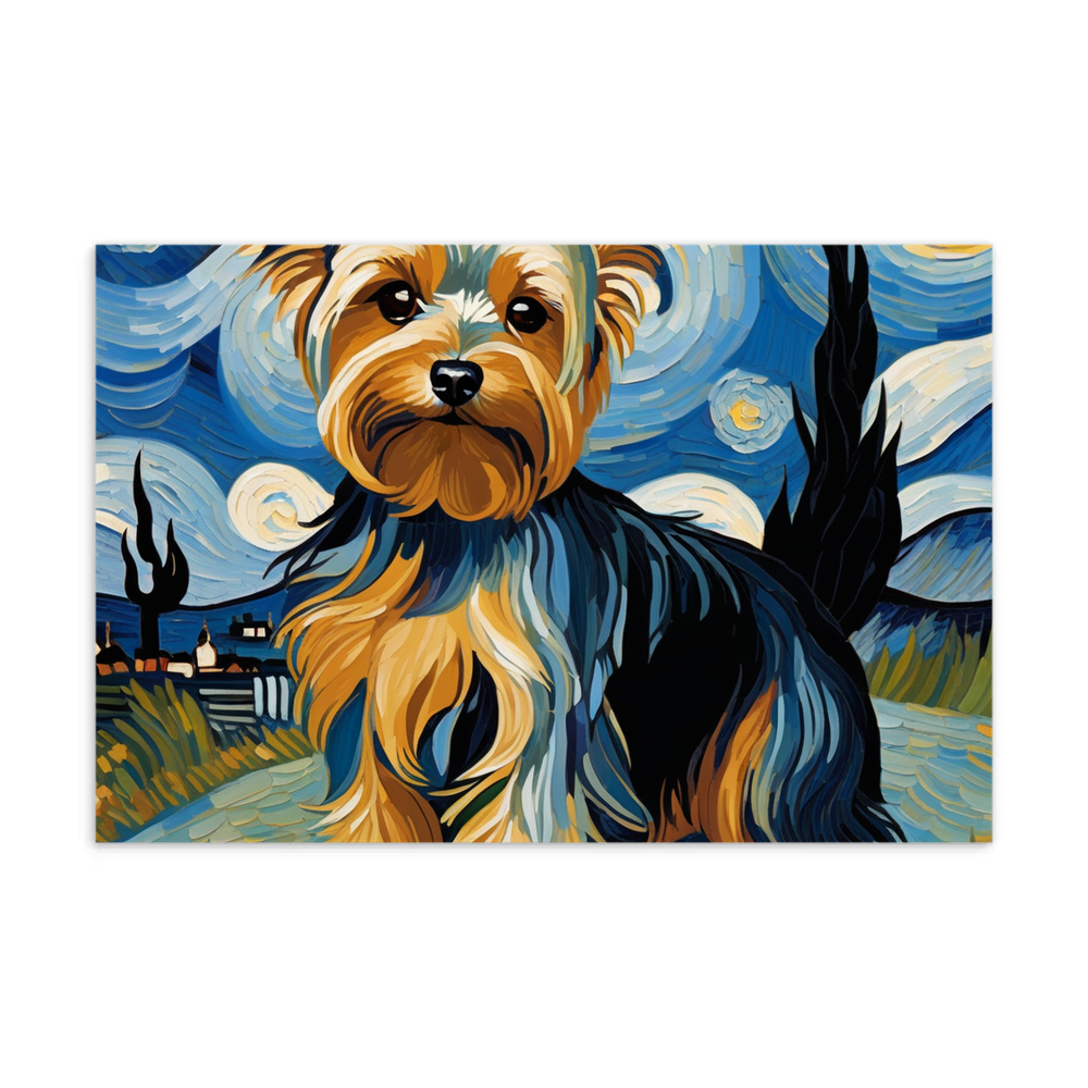 PugMug Custom Yorkshire Terrier Postcard