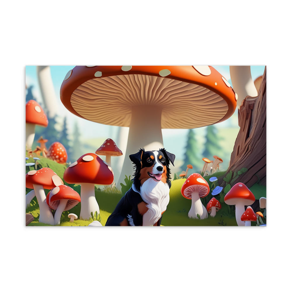 PugMug Custom Miniature American Shepherd Postcard