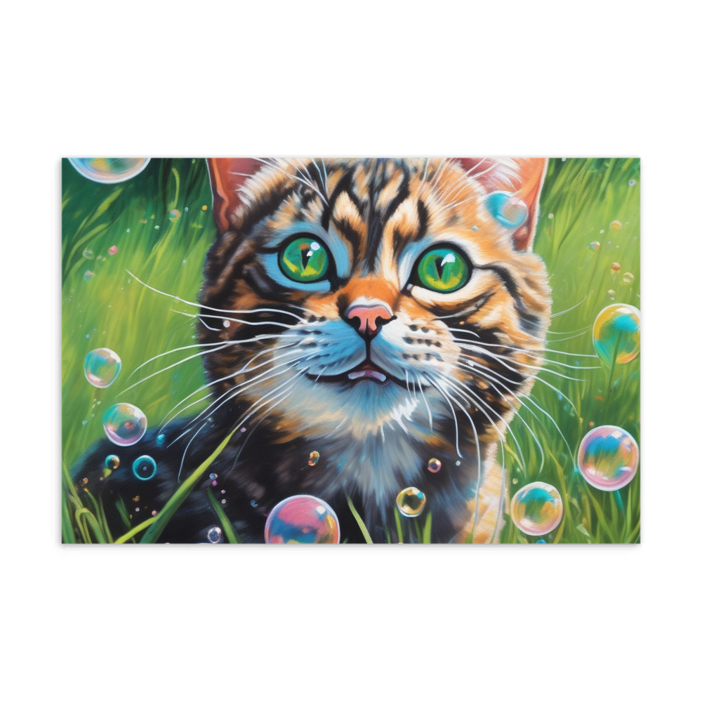 PugMug Custom Tabby Exotic Cat Postcard