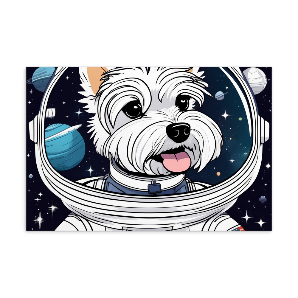 PugMug Custom West Highland White Terrier Postcard