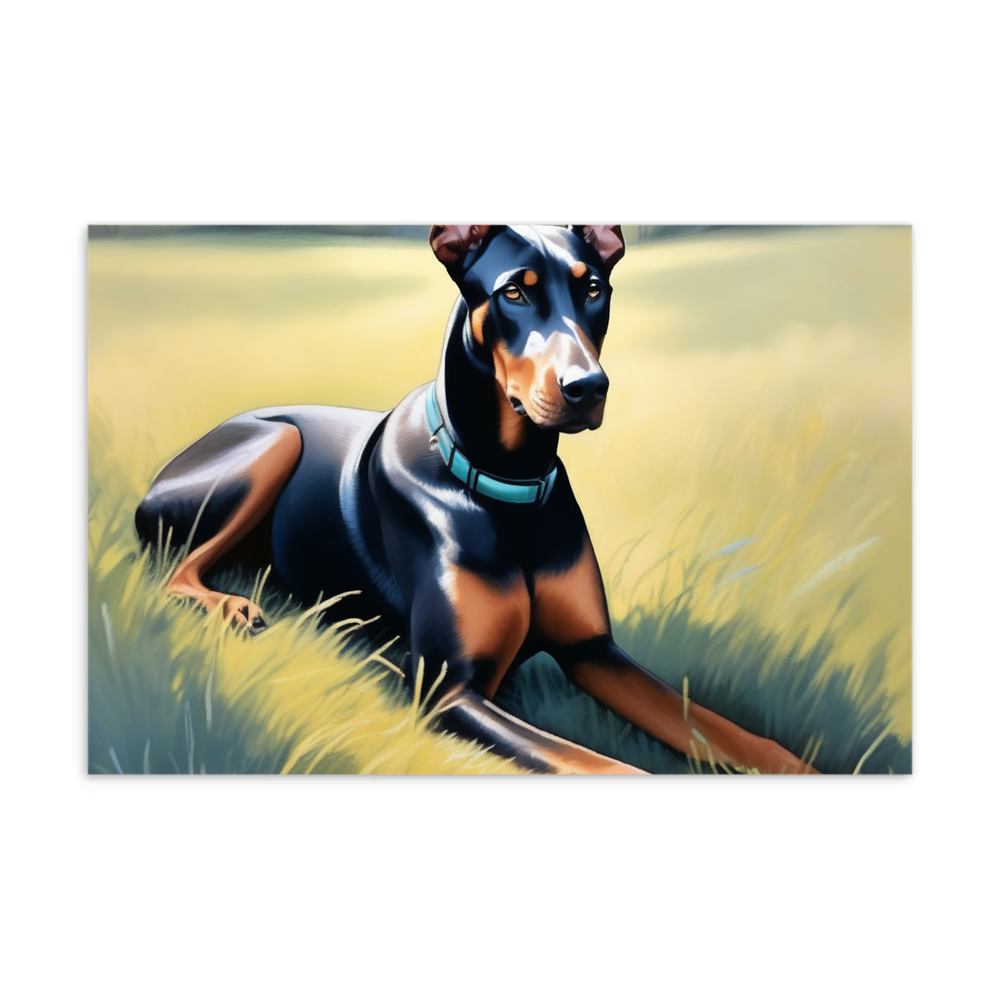 PugMug Custom Doberman Pinscher Postcard