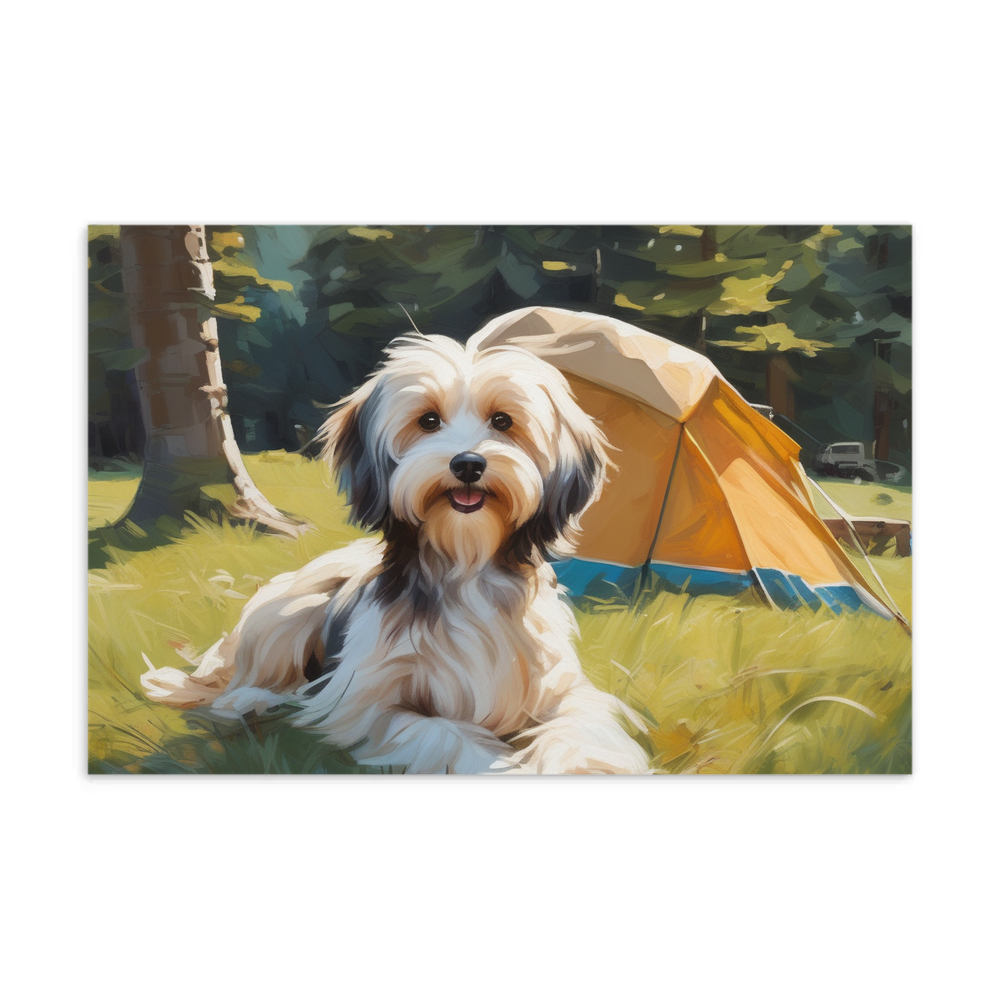 PugMug Custom Tan Havanese Dog Postcard
