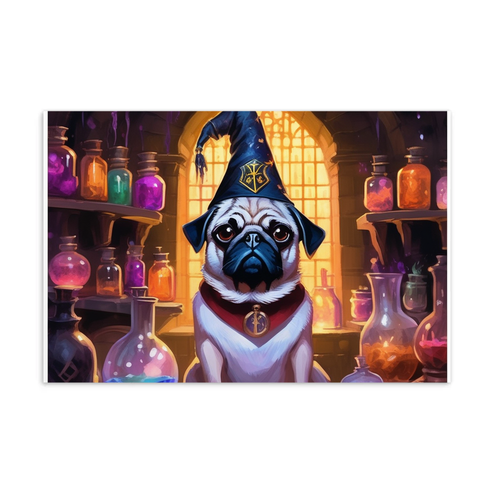 PugMug Custom Pug Postcard