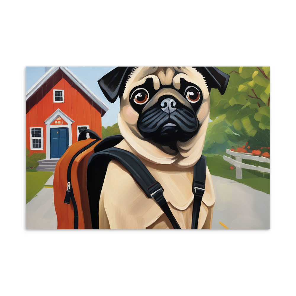 PugMug Custom Pug Postcard
