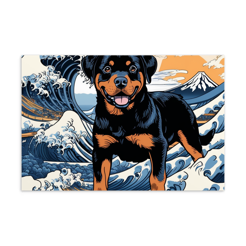 PugMug Custom Rottweiler Postcard