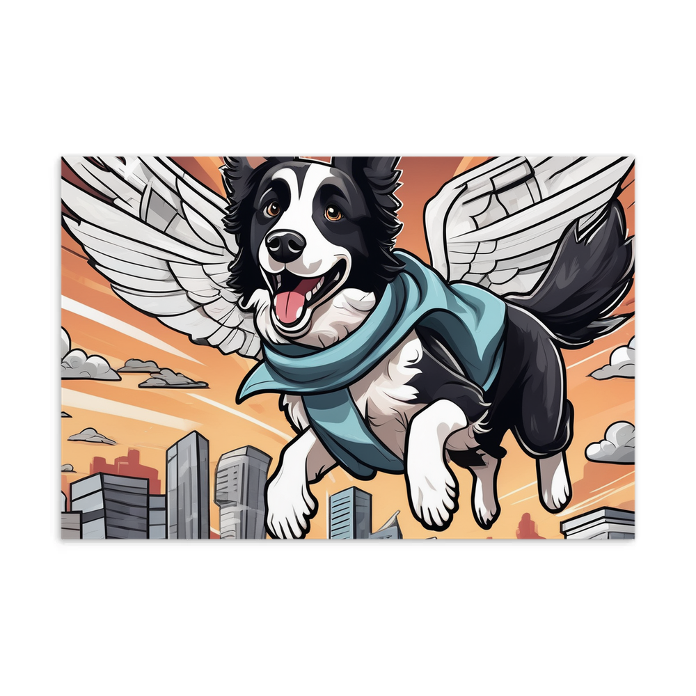PugMug Custom Border Collie Postcard