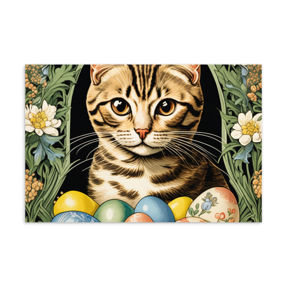 PugMug Custom Tabby Scottish Fold Cat Postcard