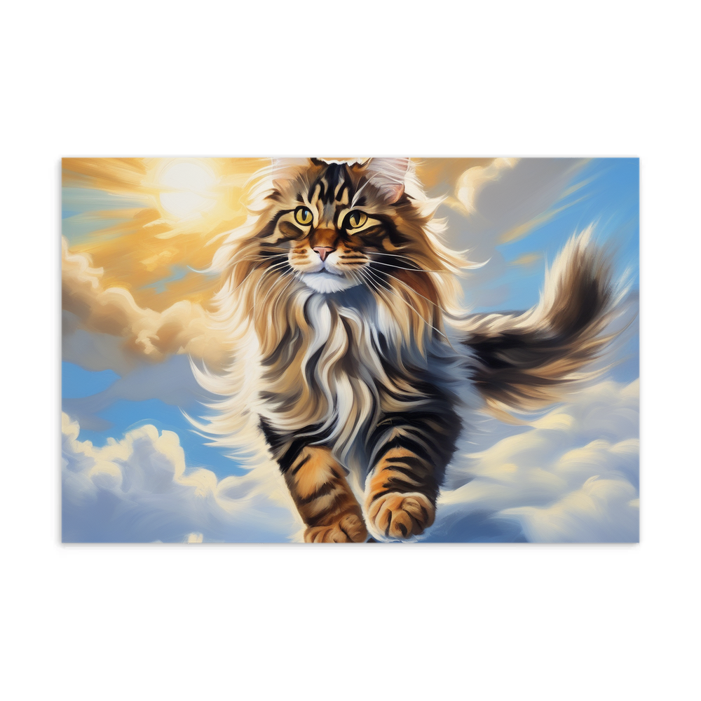 PugMug Custom Tabby Maine Coon Cat Postcard