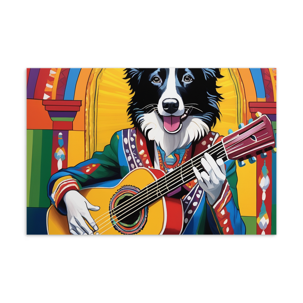 PugMug Custom Border Collie Postcard