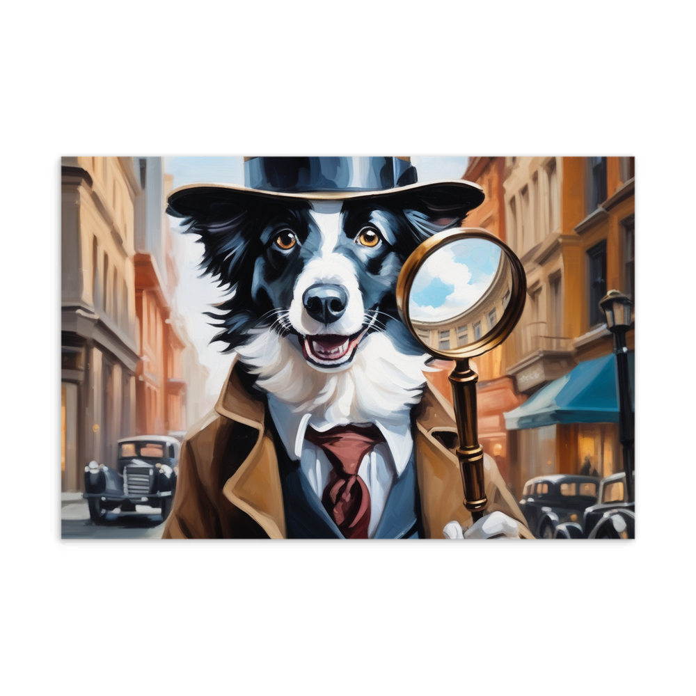 PugMug Custom Border Collie Postcard