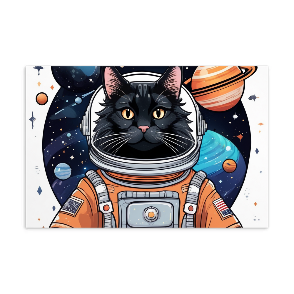 PugMug Custom Black Maine Coon Cat Postcard