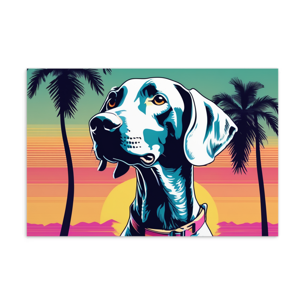PugMug Custom Weimaraner Postcard