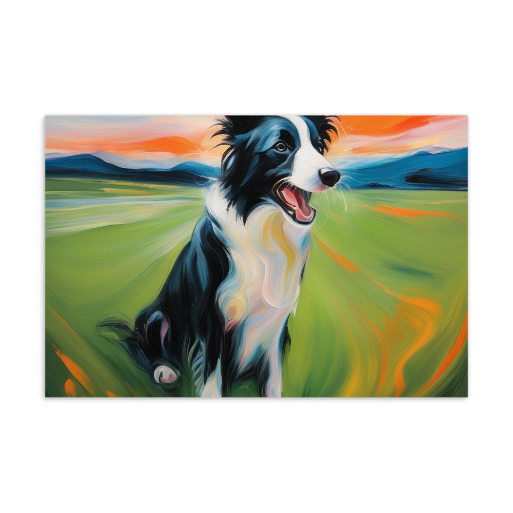 PugMug Custom Border Collie Postcard