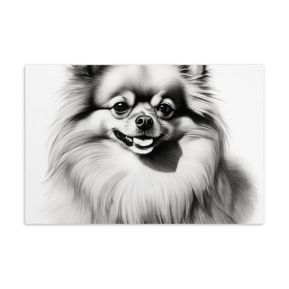 PugMug Custom Tan Pomeranian Postcard