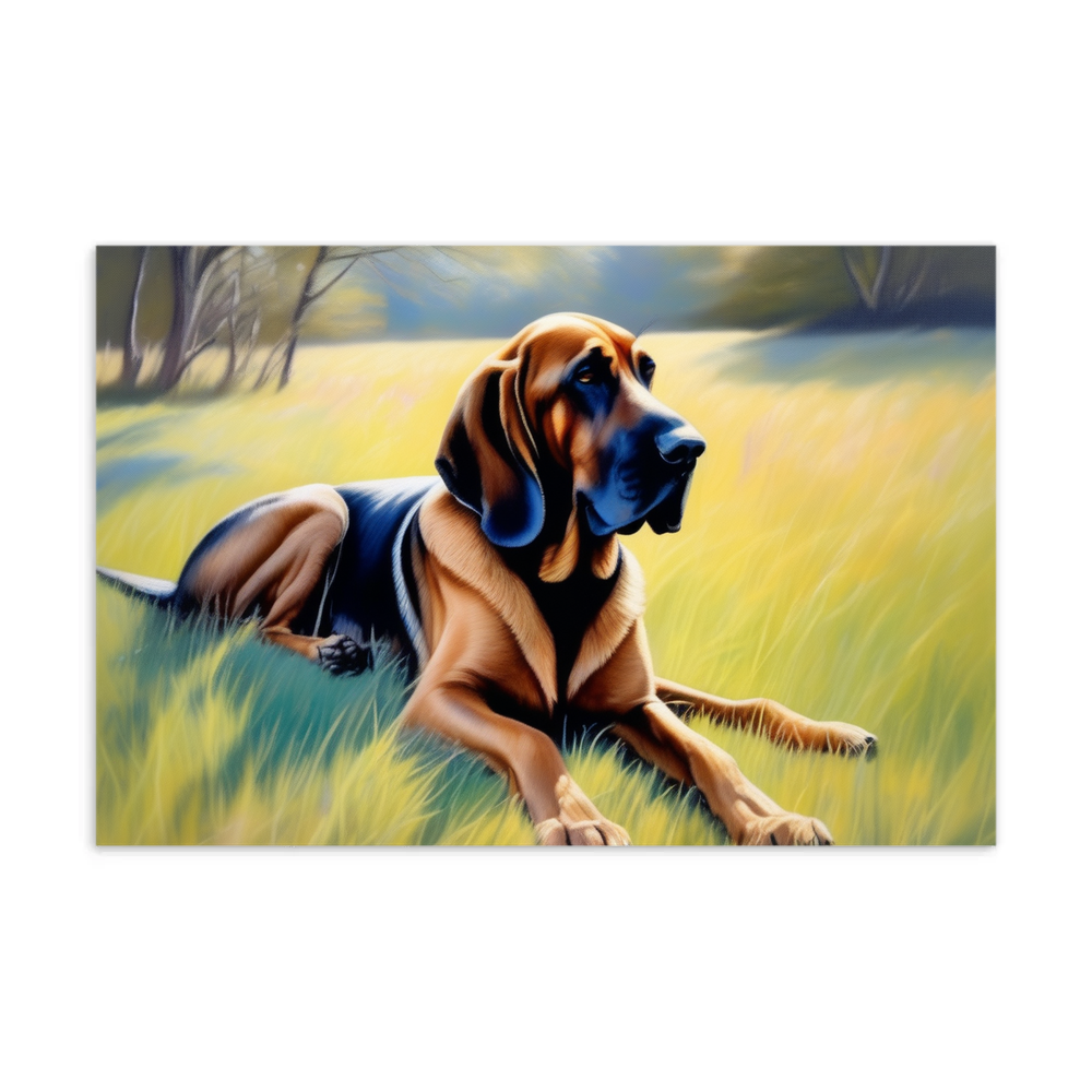 PugMug Custom Bloodhound Postcard
