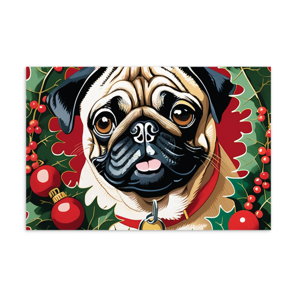 PugMug Custom Pug Postcard