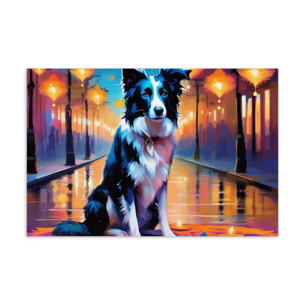 PugMug Custom Border Collie Postcard