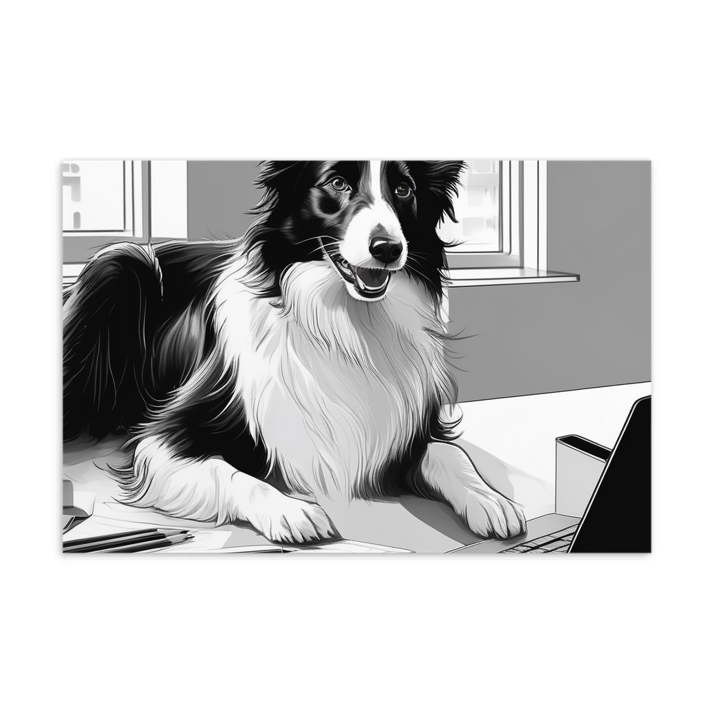 PugMug Custom Border Collie Postcard