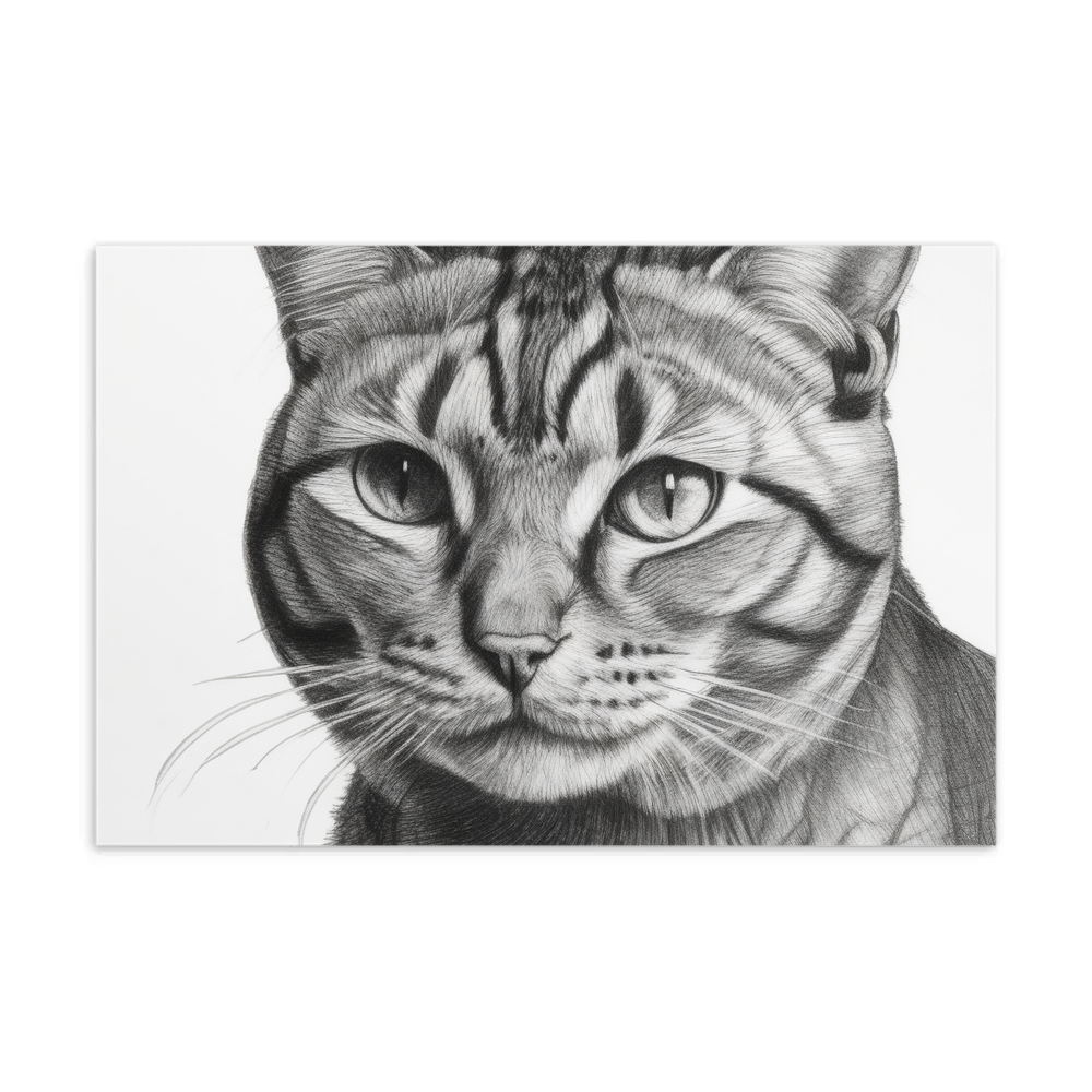 PugMug Custom Tabby Exotic Cat Postcard