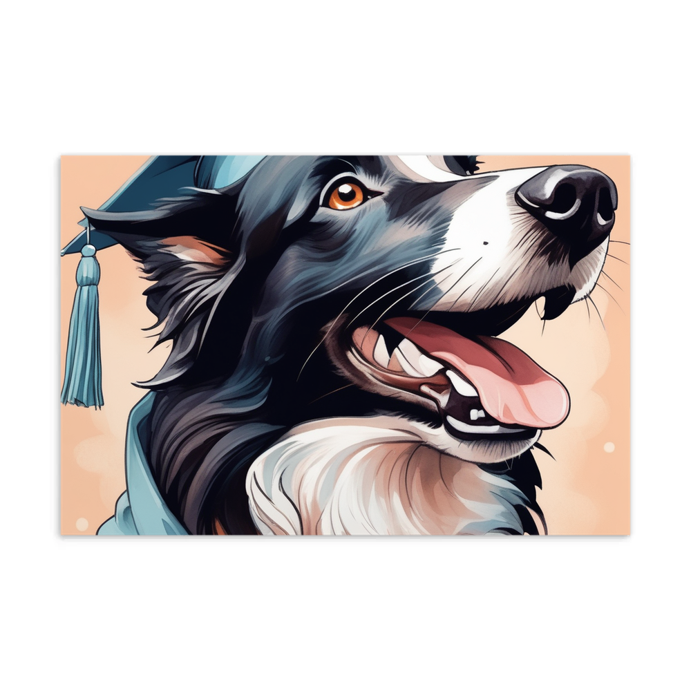 PugMug Custom Border Collie Postcard