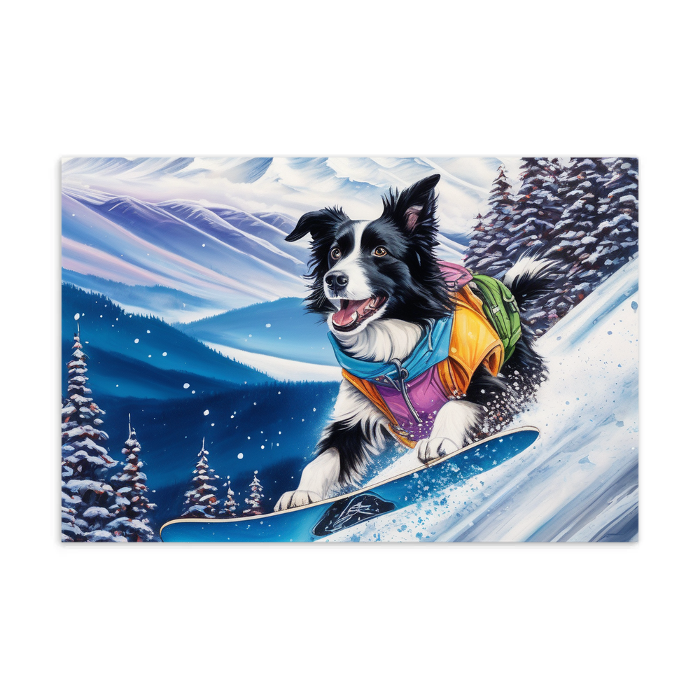PugMug Custom Border Collie Postcard