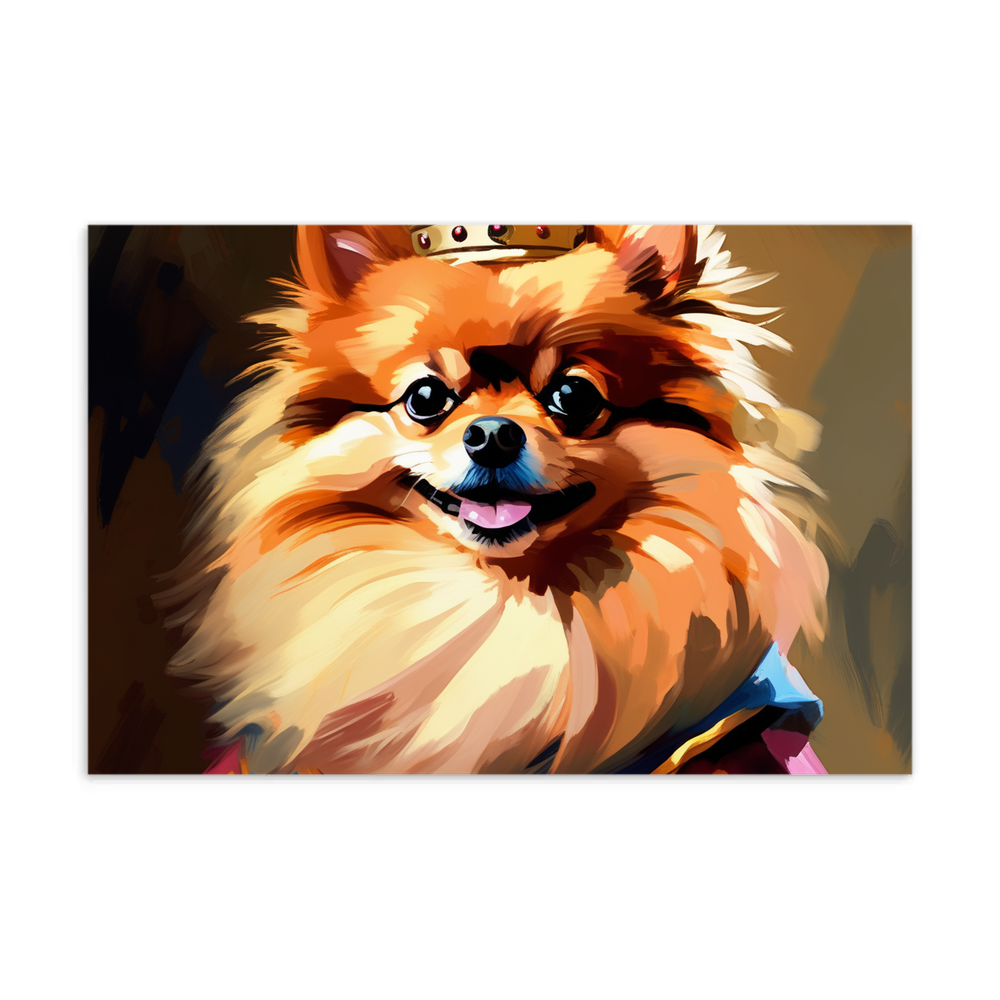 PugMug Custom Tan Pomeranian Postcard