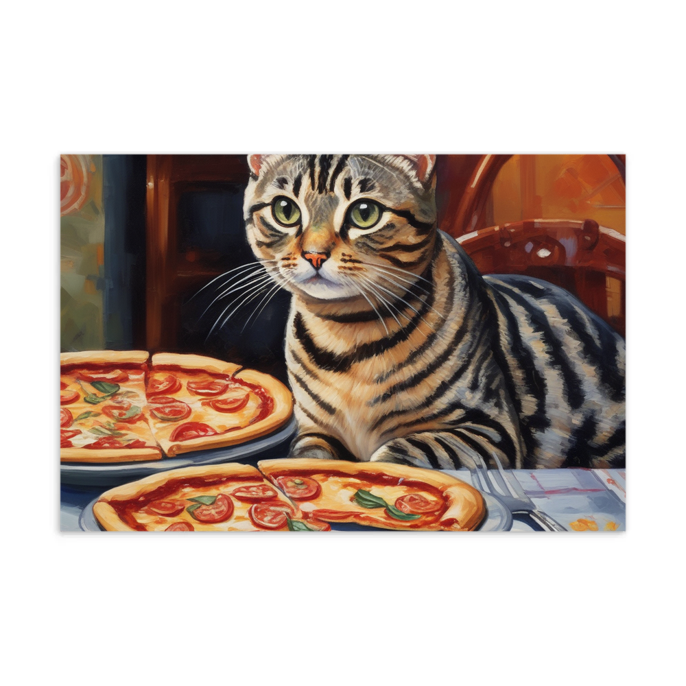 PugMug Custom Tabby American Shorthair Cat Postcard