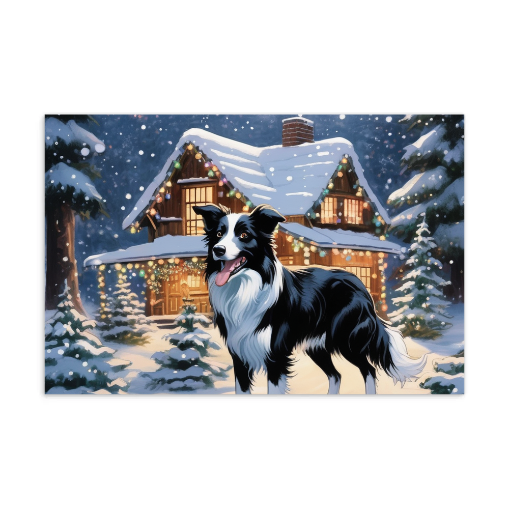 PugMug Custom Border Collie Postcard
