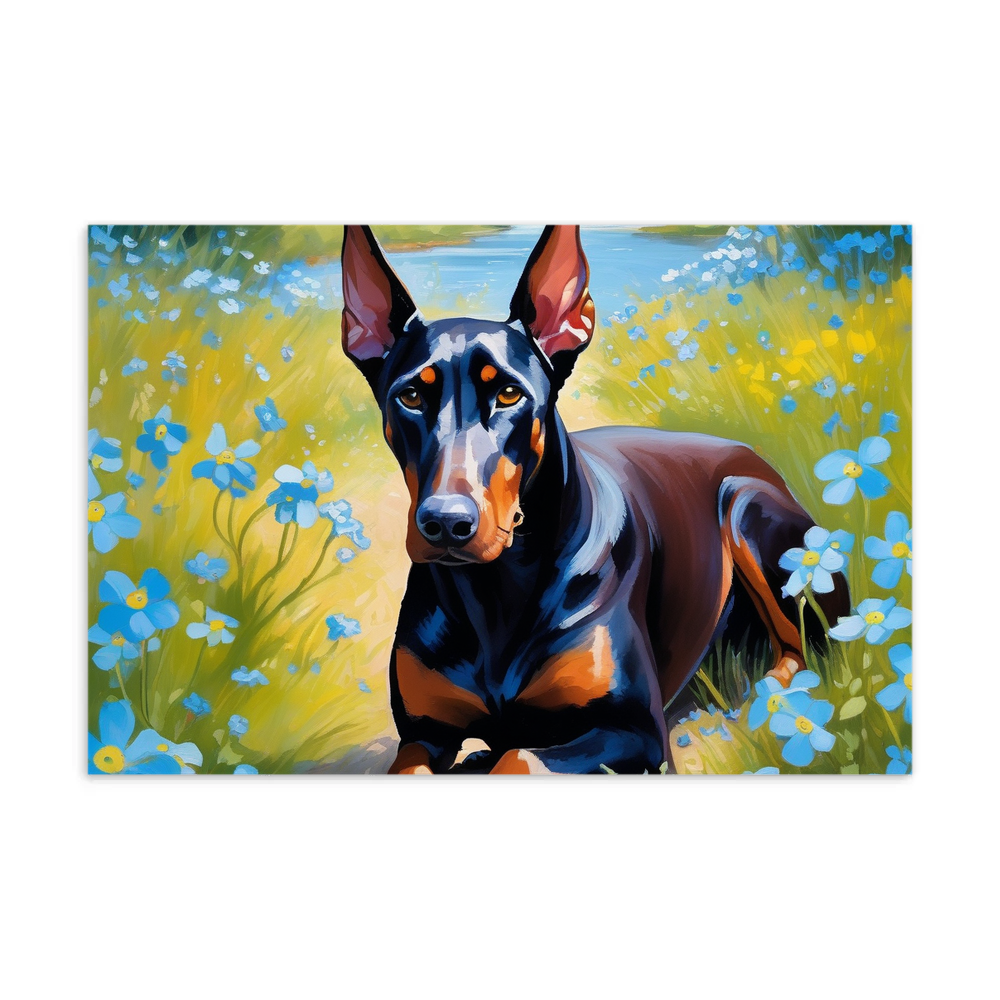 PugMug Custom Doberman Pinscher Postcard