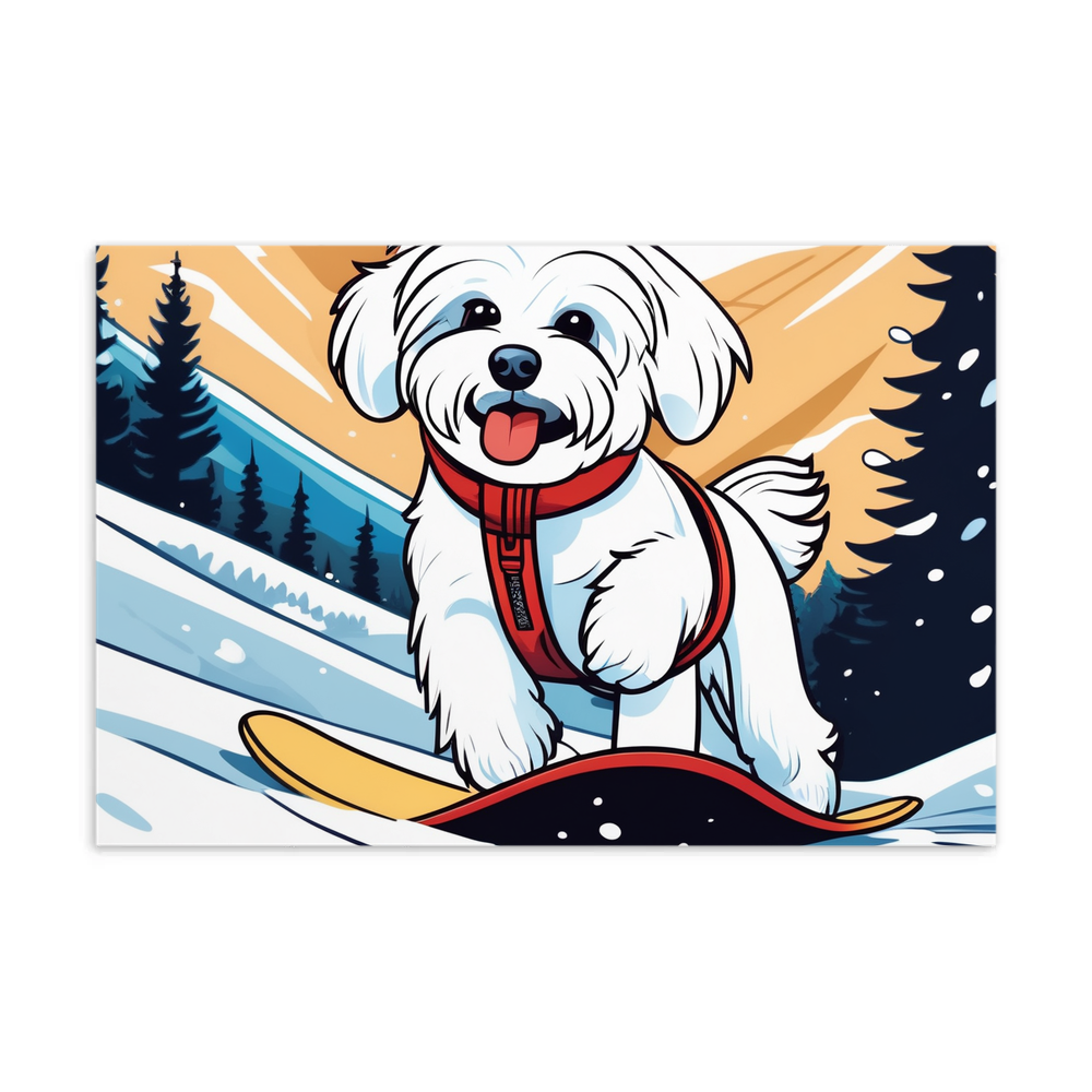 PugMug Custom White Havanese Dog Postcard