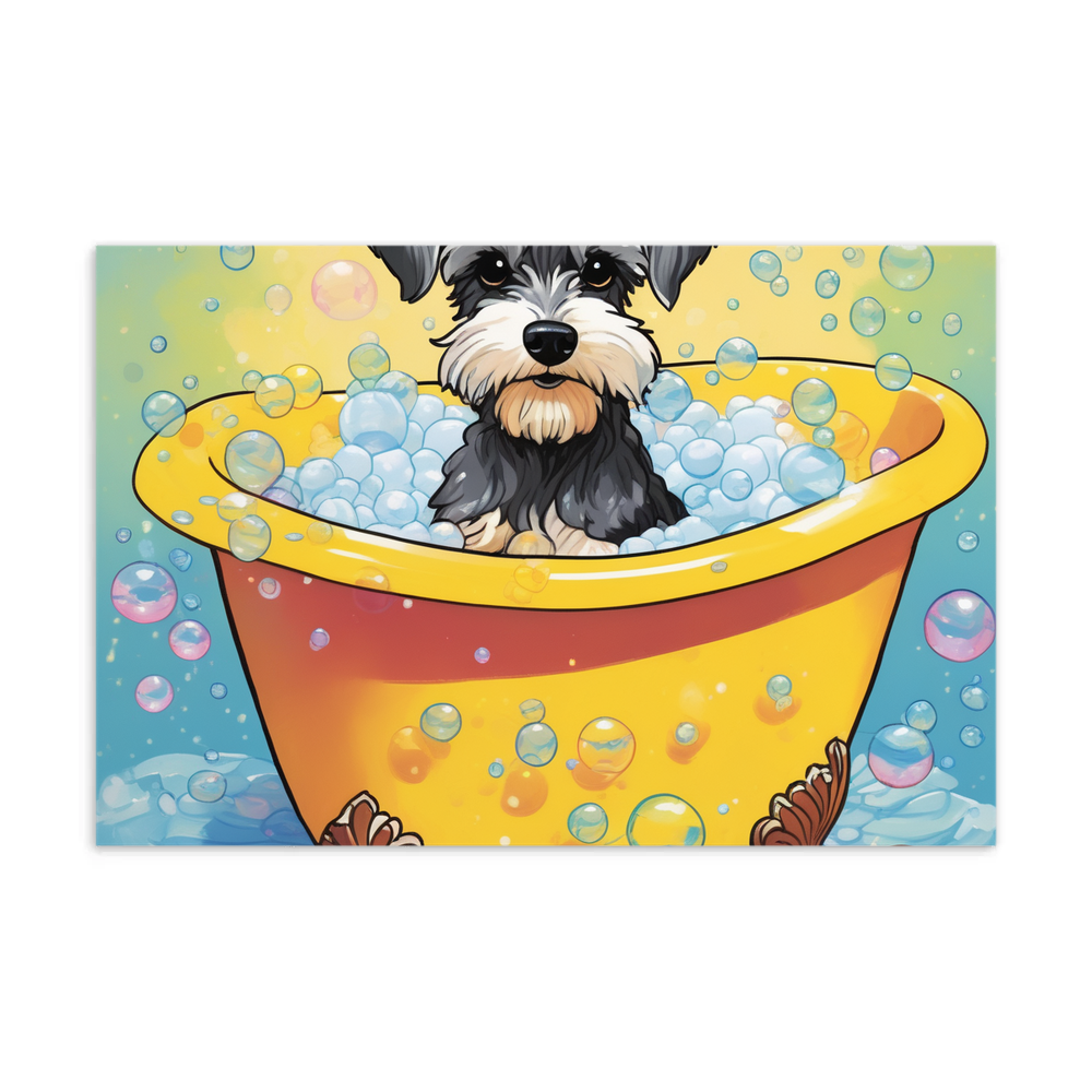 PugMug Custom Miniature Schnauzer Postcard
