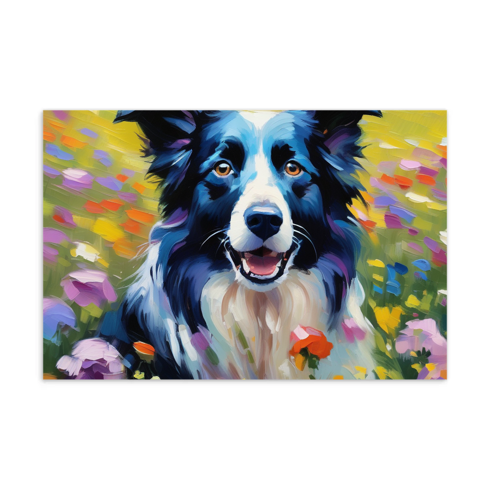 PugMug Custom Border Collie Postcard