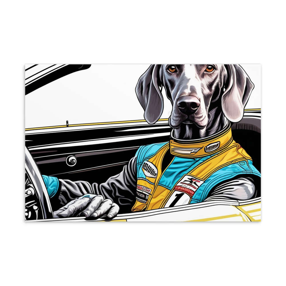 PugMug Custom Weimaraner Postcard
