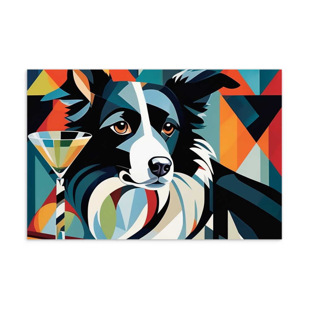 PugMug Custom Border Collie Postcard