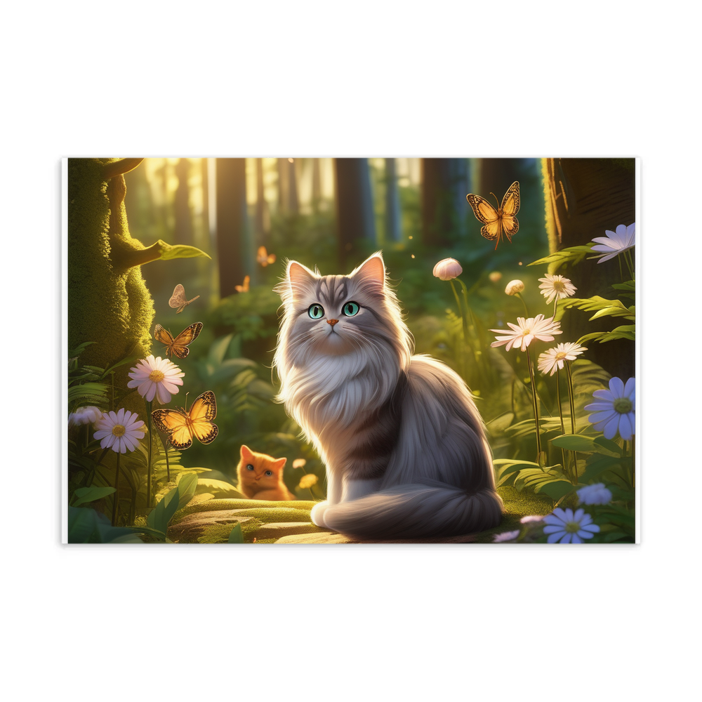 PugMug Custom Tabby Persian Cat Postcard
