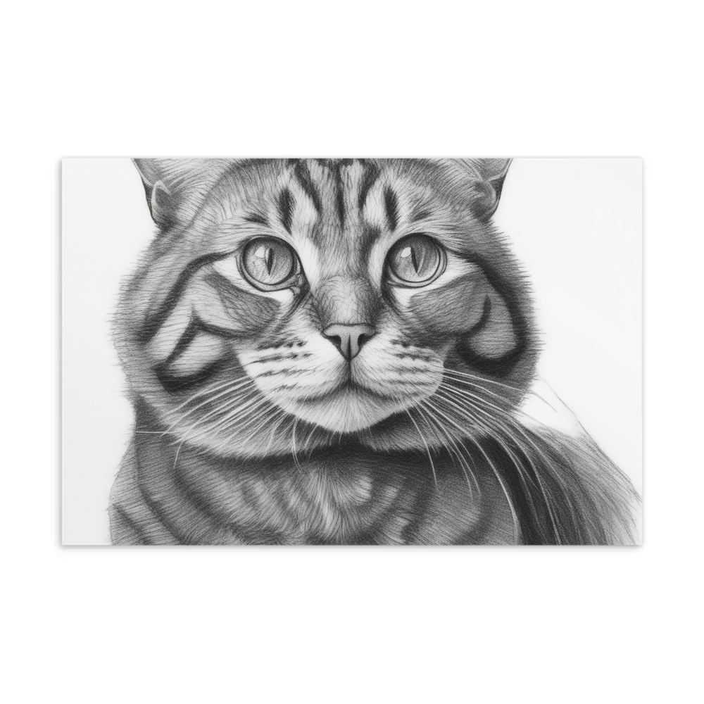 PugMug Custom Tabby Exotic Cat Postcard