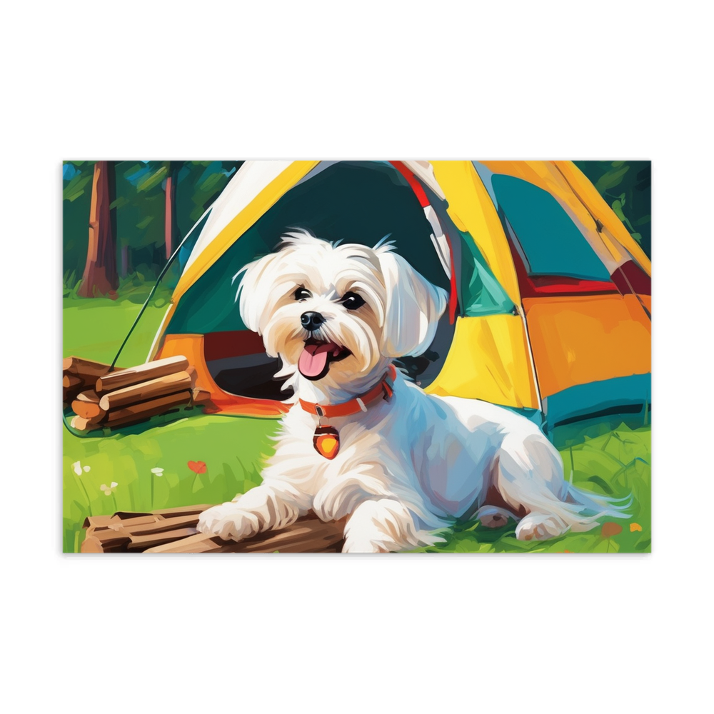 PugMug Custom Maltese Dog Postcard